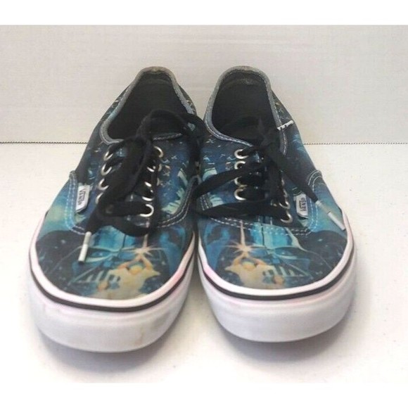 Vans May the Force Be With You Darth Vader Shoes Size Men 6.5/Women 8 - Picture 2 of 12
